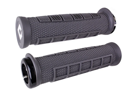 ODI ODI Elite Pro Grips - Graphite Black, Lock-On