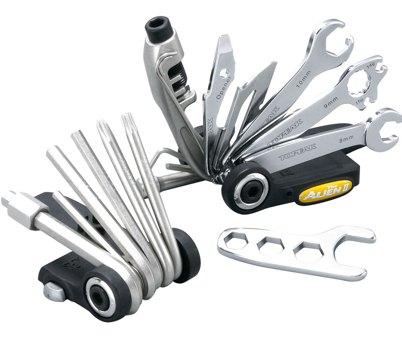 Topeak Topeak, Alien II 31 Function Mini Tool W/ Chain-Hook And New Clip Bag