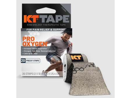 KT TAPE KT Tape Pro Synthetic Oxygen 10" Precut Titanium