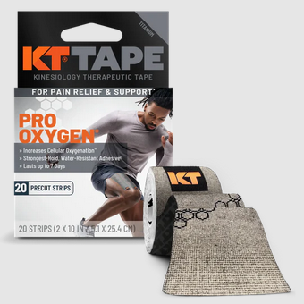 KT TAPE KT Tape Pro Synthetic Oxygen 10" Precut Titanium
