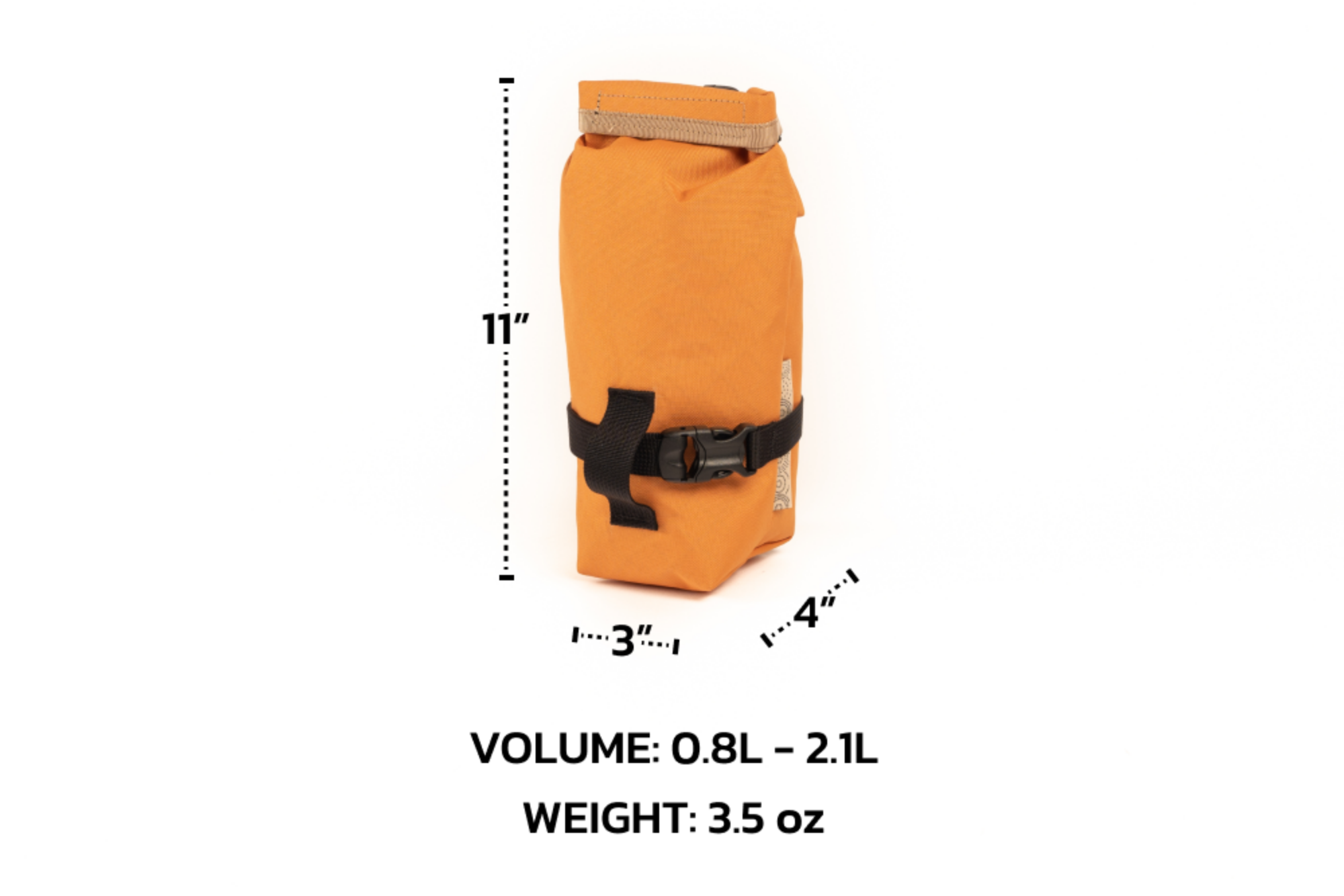 Outer Shell Outer Shell Rolltop Saddlebag