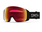 Smith Optics Smith 4D Mag Low Bridge Fit Snow Goggles Black | ChromaPop Photochromatic Red Mirror