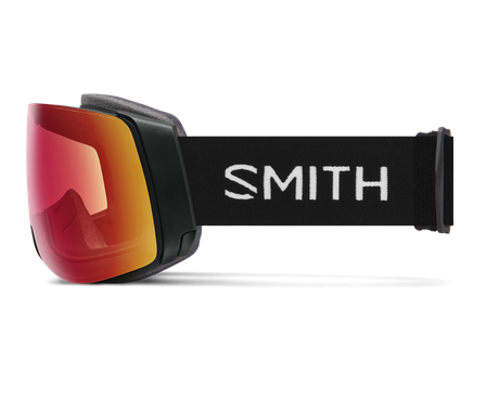 Smith Optics Smith 4D Mag Low Bridge Fit Snow Goggles Black | ChromaPop Photochromatic Red Mirror