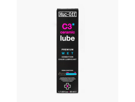 Muc-Off Muc-Off C3 Wet Ceramic Bike Chain Lube 50ml Drip