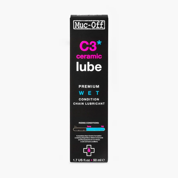 Muc-Off Muc-Off C3 Wet Ceramic Bike Chain Lube 50ml Drip