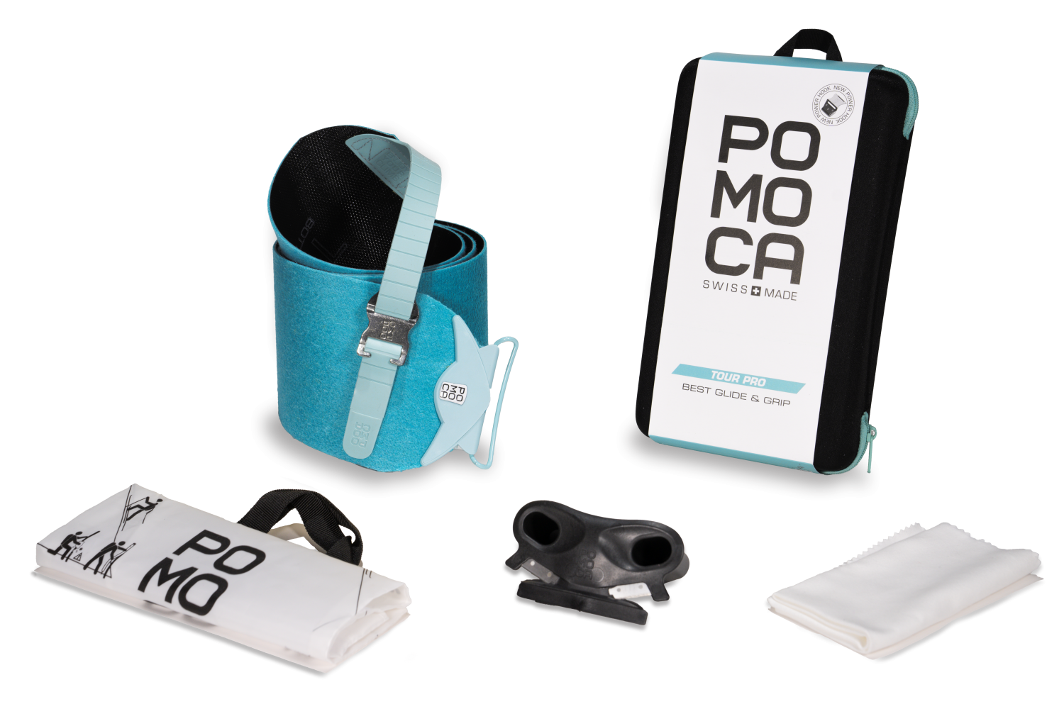 Pomoca Pomoca Tour Pro Ski Skins R2C 140mm Turquoise