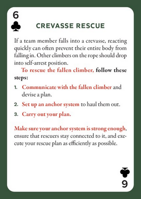 Mountaineers Books Freedom of the Hills: Mountaineering and Wilderness Tips Deck Playing Cards