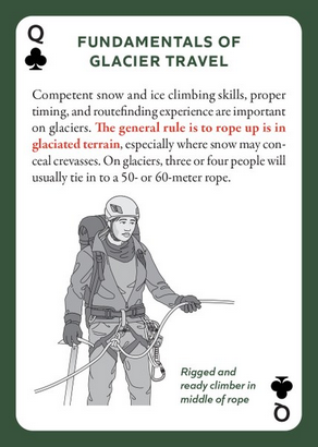 Mountaineers Books Freedom of the Hills: Mountaineering and Wilderness Tips Deck Playing Cards