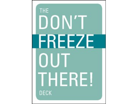 Mountaineers Books Don't Freeze Out There: Winter Survival in the Palm of Your Hands Deck Playing Cards