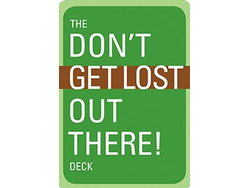 Mountaineers Books Don't Get Lost Out There Deck Playing Cards
