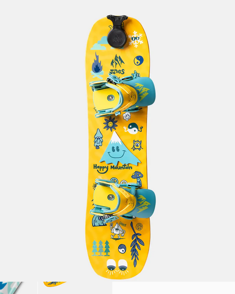 Jones Jones Kid's Happy Mountain Snowboard Package 90