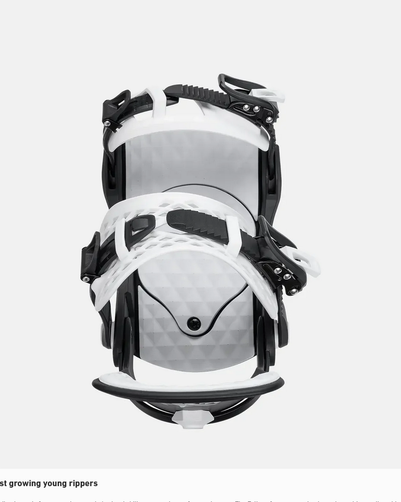 Jones Jones Kid's Eclipse Snowboard Bindings Blizzard Black Small