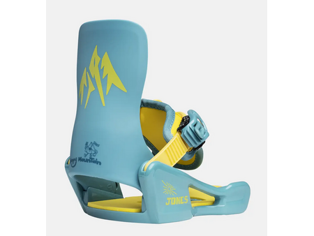 Jones Jones Kid's Happy Mountain Snowboard Bindings Icy Horizon Blue XX Small