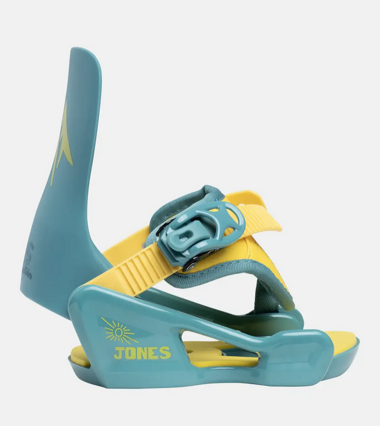 Jones Jones Kid's Happy Mountain Snowboard Bindings Icy Horizon Blue XX Small