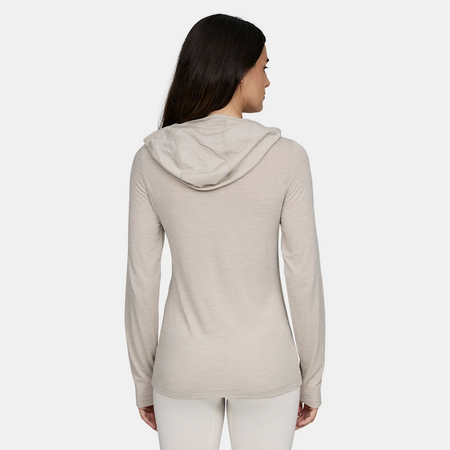 Le Bent Le Bent W's Featherweight Hooded LS Crew
