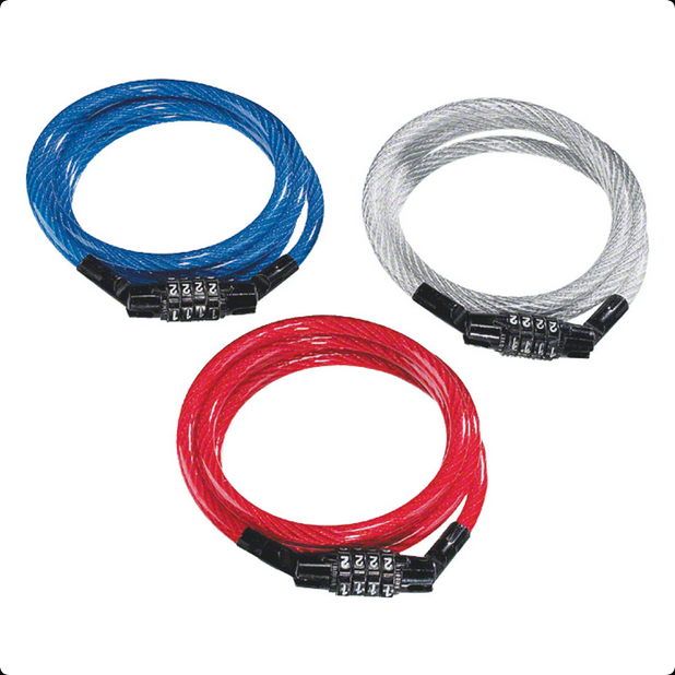 Kryptonite Kryptonite Keeper Combo Cable Lock 7mm 122cm 4' Misc Colors