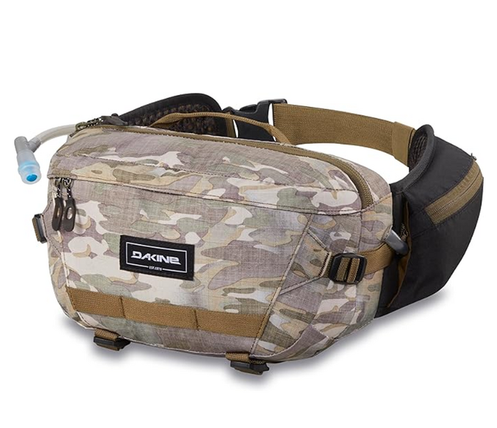 dakine go go 6l mini backpack Essentials 7L Tropical Utopia and the sternum strap features a rescue whistle Dakine Hot Laps Waist Bag