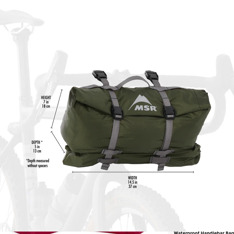 MSR MSR Hubba Hubba Bikepacking Tent Green 2-Person
