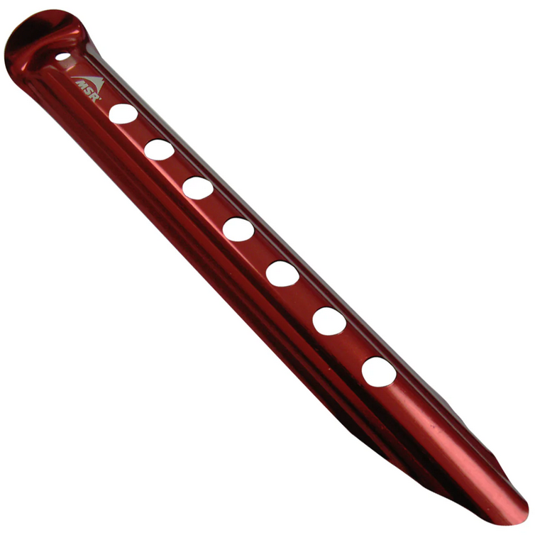 MSR MSR Blizzard Tent Stakes, 4 Stakes, Red
