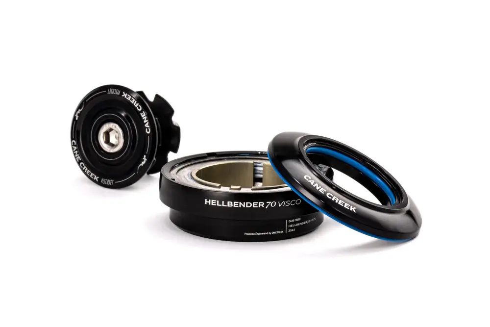 Cane Creek Cane Creek Hellbender 70 Visco Lower Headset - ZS56/40-H8, Mid Tune, Black