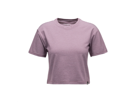 Black Diamond Black Diamond W's BD Stripe Crop Short Sleeve Tee