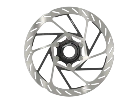 SRAM SRAM HS2 Disc Brake Rotor - 200mm, Center Lock, Rounded, Silver/Black