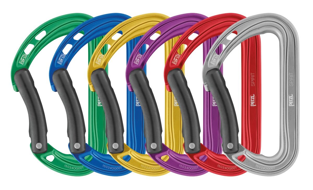 Petzl Petzl Spirit Bent Gate Carabiner 6-Pack