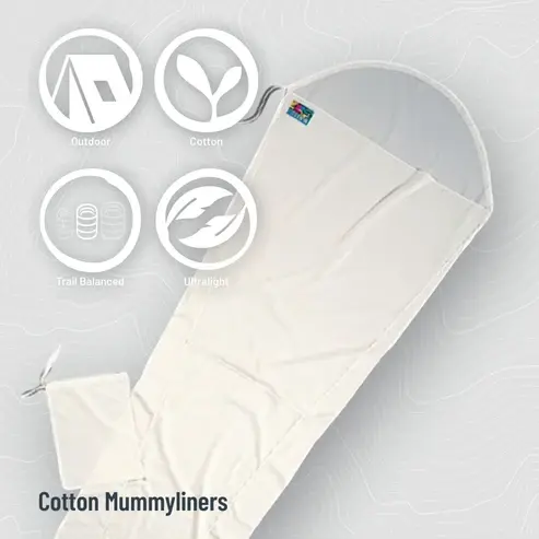 COCOON COCOON MummyLiner Cotton Sleeping Bag Liner