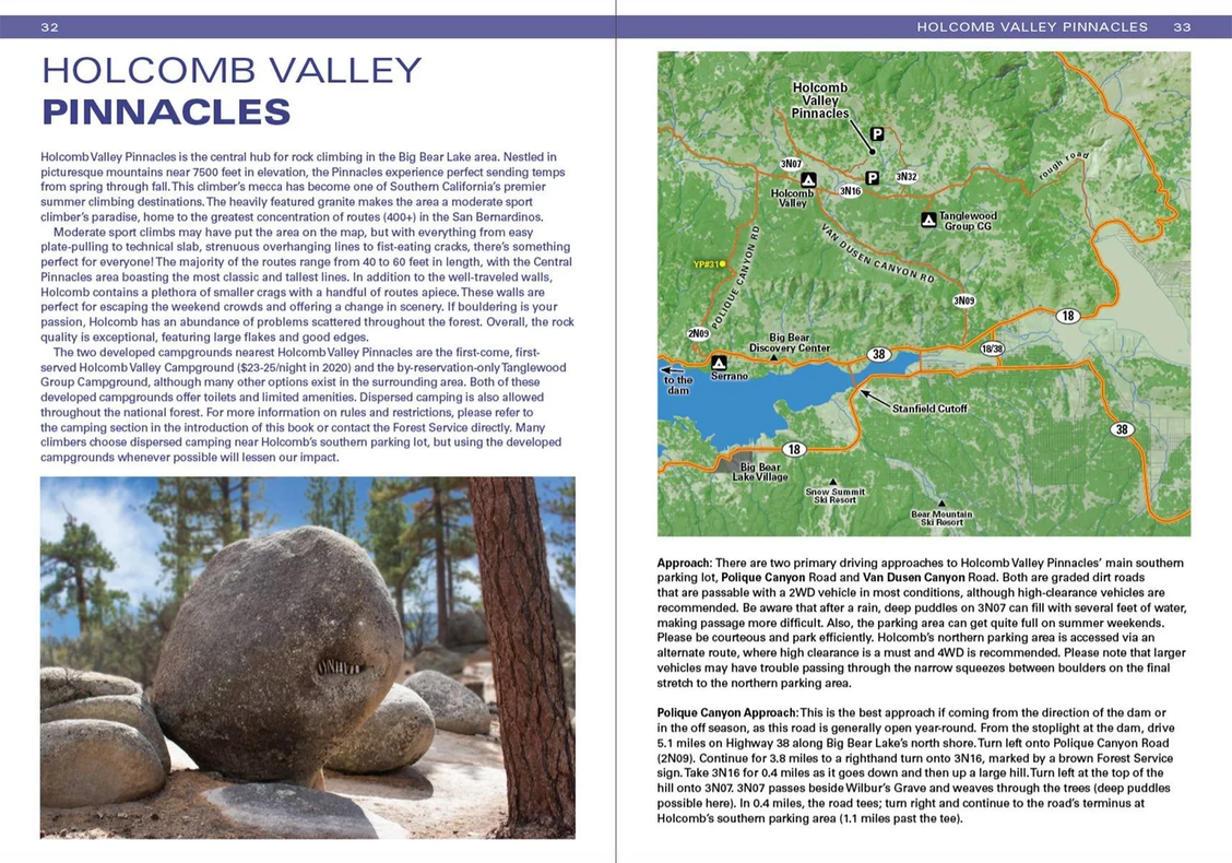 Wolverine Publishing A Climber's Guide to Big Bear Lake & Holcomb Valley Book