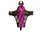 Muc-Off Muc-Off Ride Guard Front Fender Pink/Camo