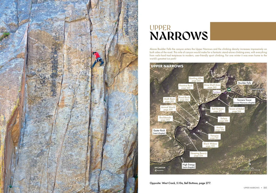 Neptune Mountaineering Boulder Canyon: Rock Climbs 4th Edition by Topher Donahue