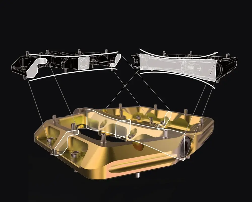 Wolf Tooth Wolf Tooth Waveform Performance Aluminum Pedals