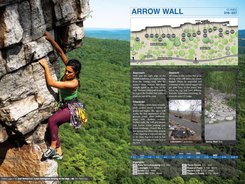 Wolverine Publishing Gunks Climbing by Andy Salo, Christina Fracchia & Eric Ratkowski