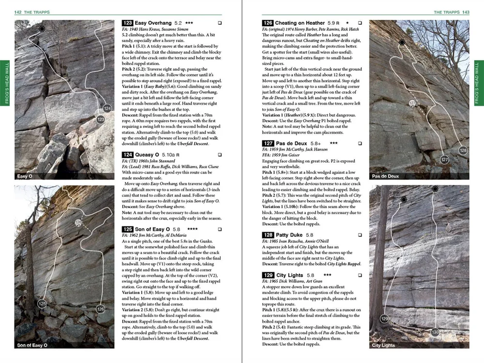 Wolverine Publishing Gunks Climbing by Andy Salo, Christina Fracchia & Eric Ratkowski