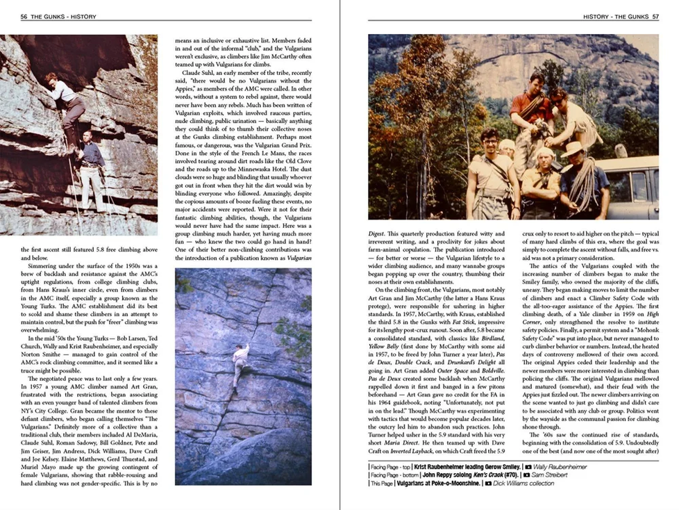 Wolverine Publishing Gunks Climbing by Andy Salo, Christina Fracchia & Eric Ratkowski