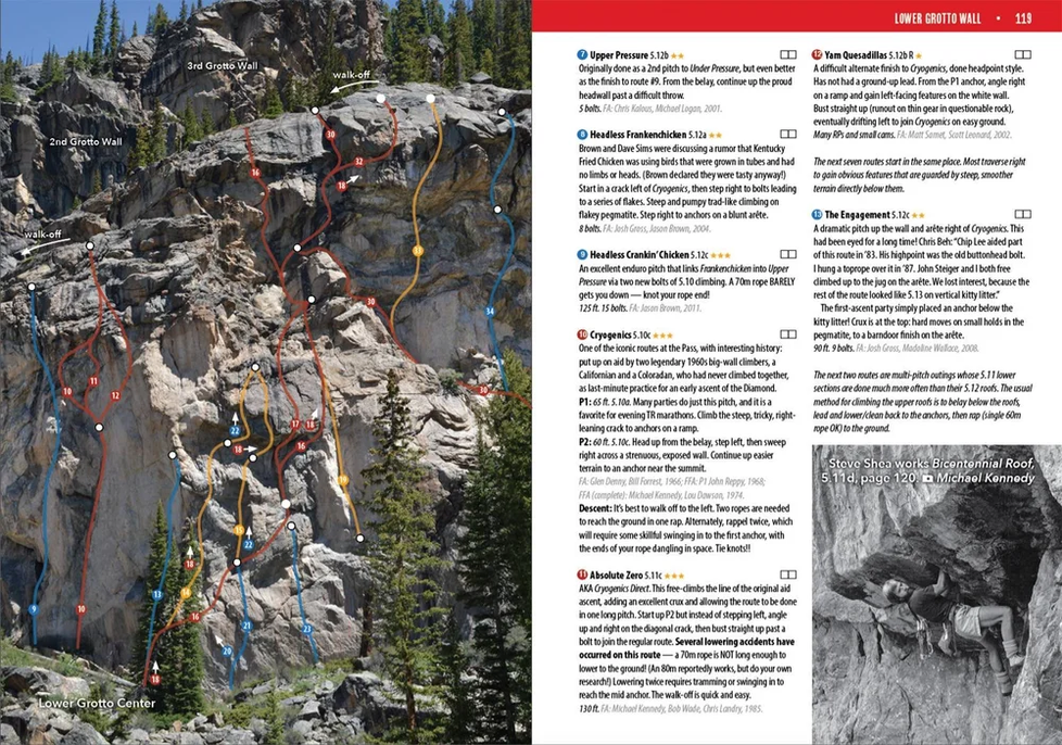 Wolverine Publishing The Pass: Climber's Guide to Independence Pass & Monitor Rock Book by J. Brown & M. Schneiter