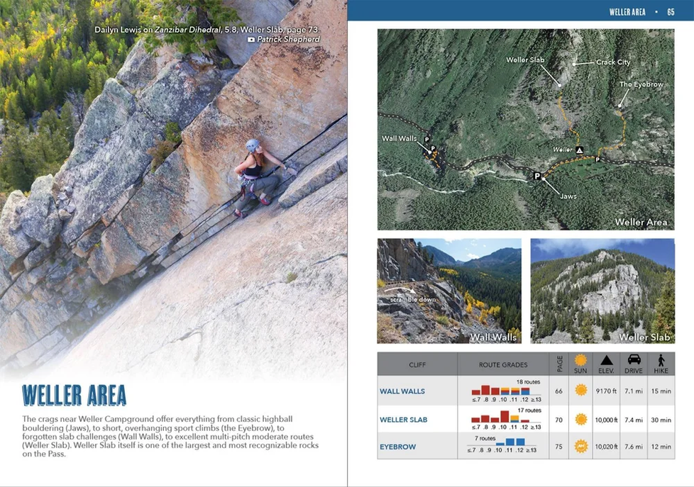 Wolverine Publishing The Pass: Climber's Guide to Independence Pass & Monitor Rock Book by J. Brown & M. Schneiter