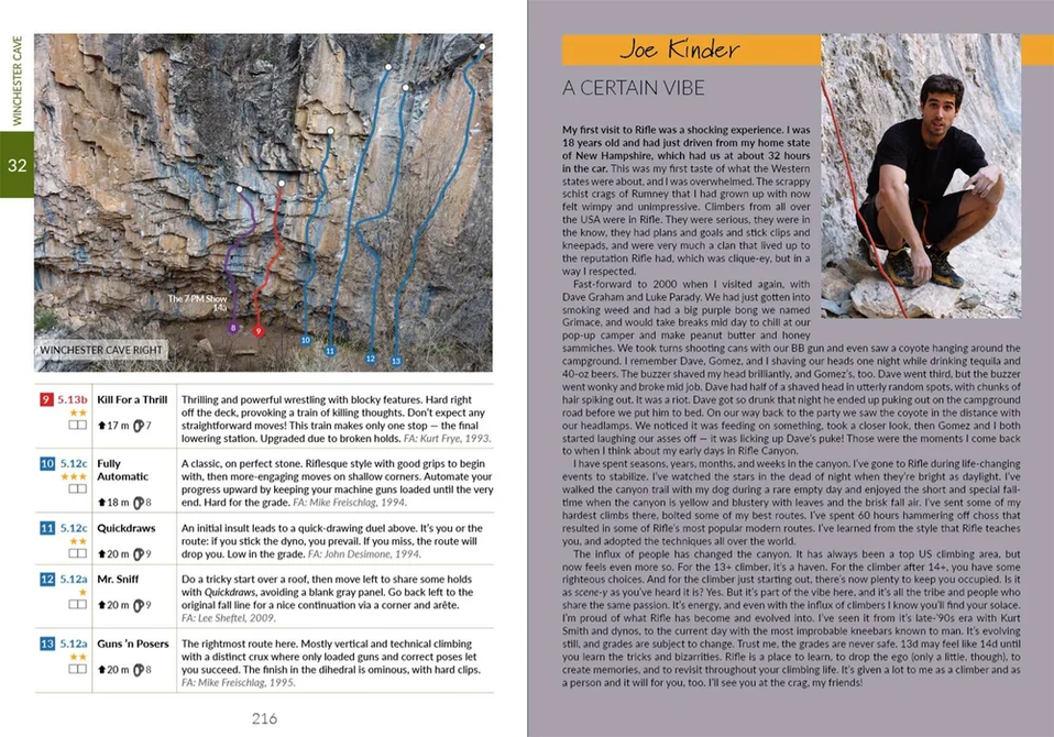 Wolverine Publishing Rifle: A Climber's Guide Book by Darek Krol