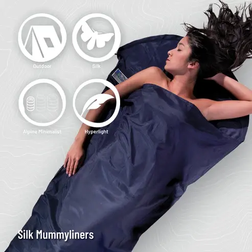 COCOON COCOON MummyLiner Silk Sleeping Bag Liner