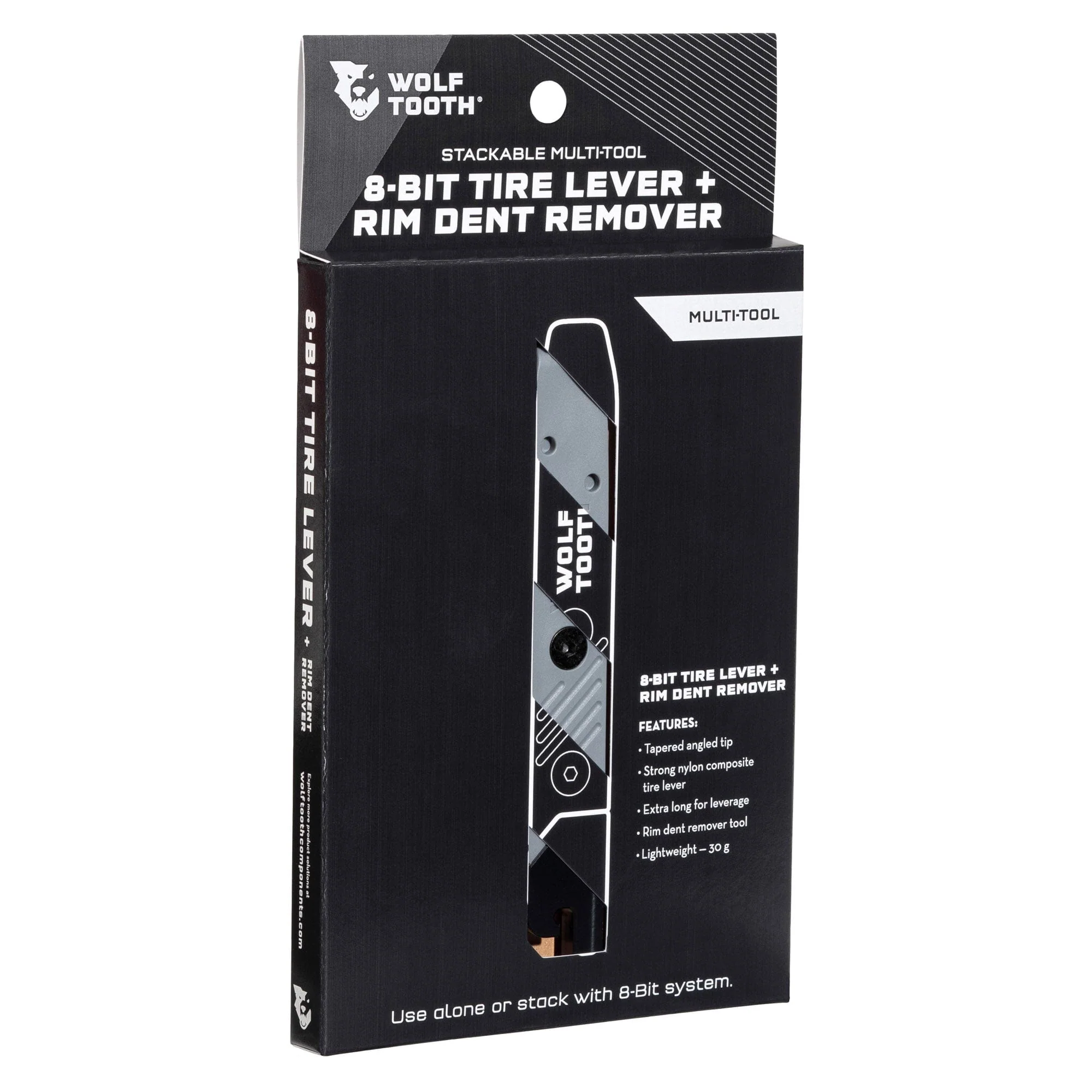 Wolf Tooth Components Wolf Tooth 8-Bit Tire Lever + Rim Dent Remover Multi-Tool
