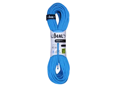 Beal Joker 9.1mm Unicore Dynamic Rope 70m Blue Golden Dry