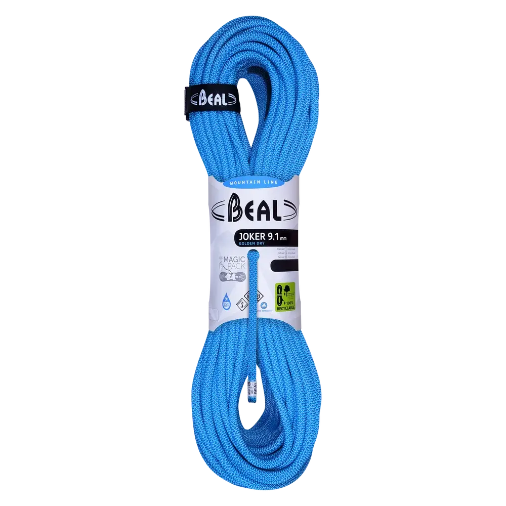 Beal Joker 9.1mm Unicore Golden Dry Rope