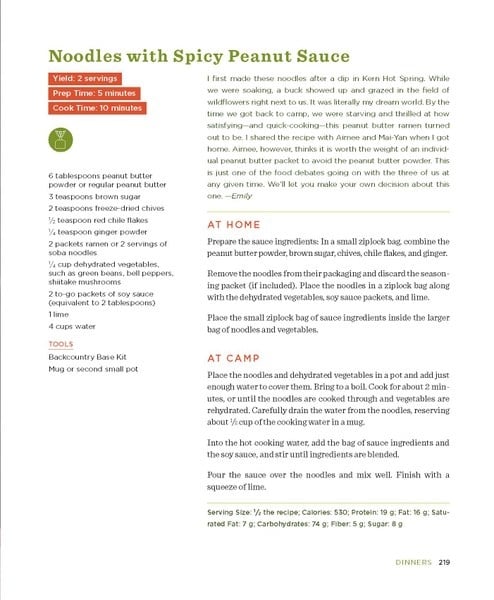 Skipstone Dirty Gourmet: Food for your Outdoor Adventures Book