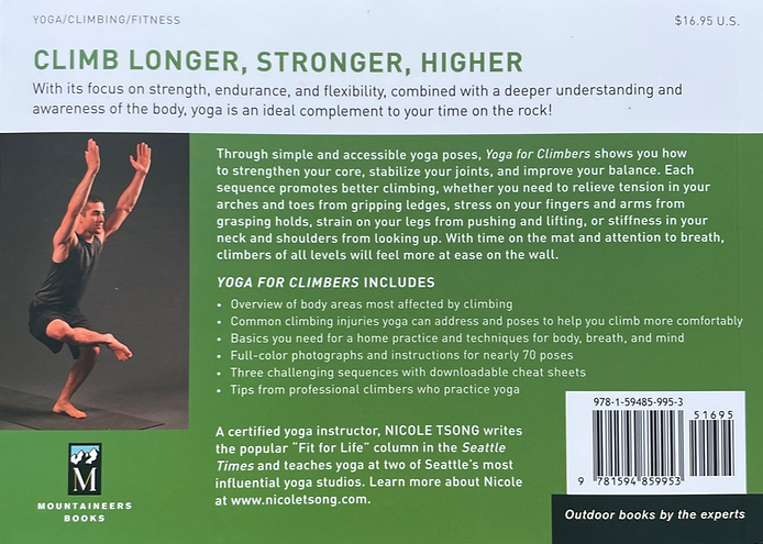 Mountaineers Books Yoga for Climbers: How to Stretch, Strengthen and Climb Higher