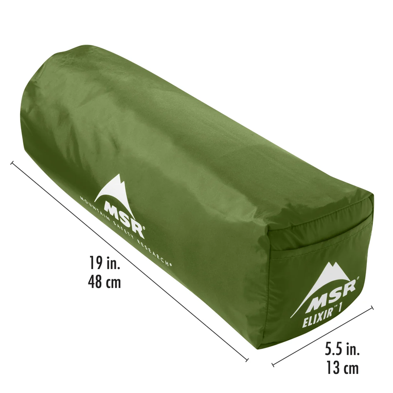 MSR MSR Elixir 1 Backpacking Tent Green