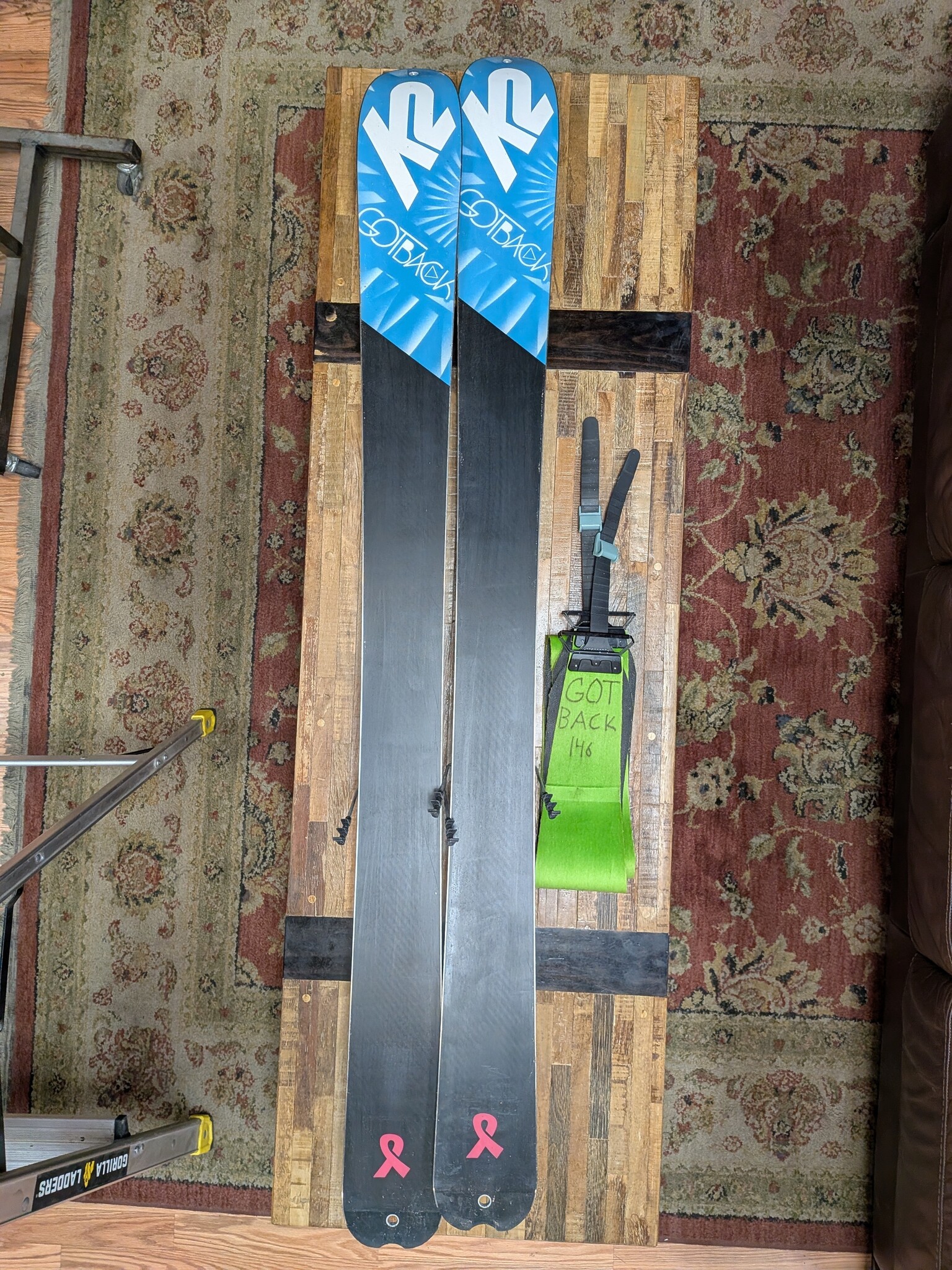 K2 USED K2 Gotback 102 146cm Dynafit Rotation BD Glidelite Skins