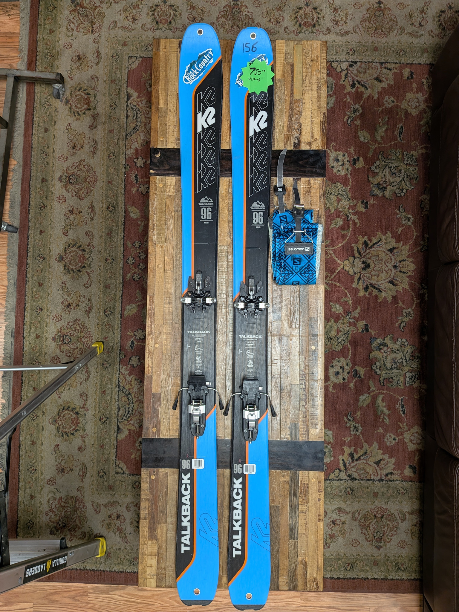 K2 USED K2 Talkback 96 156cm ATK Raider Salomon Skins