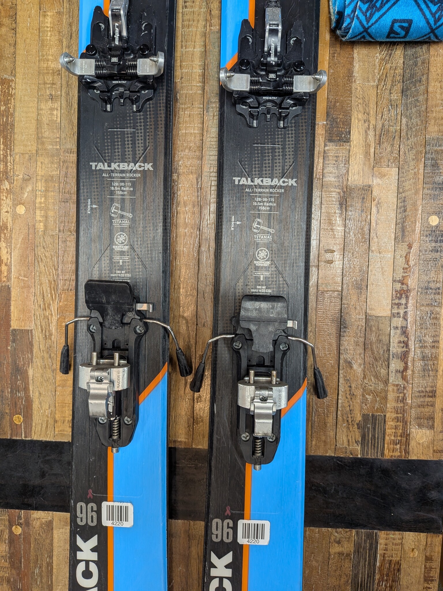 K2 USED K2 Talkback 96 156cm ATK Raider Salomon Skins