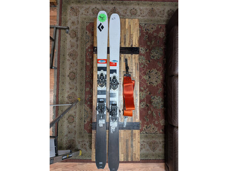 Black Diamond USED Black Diamond Helio Recon 95 163cm Dynafit Rotation BD Ascension Skins