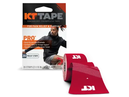 KT TAPE KT Tape Pro Synthetic Pre Cut Red